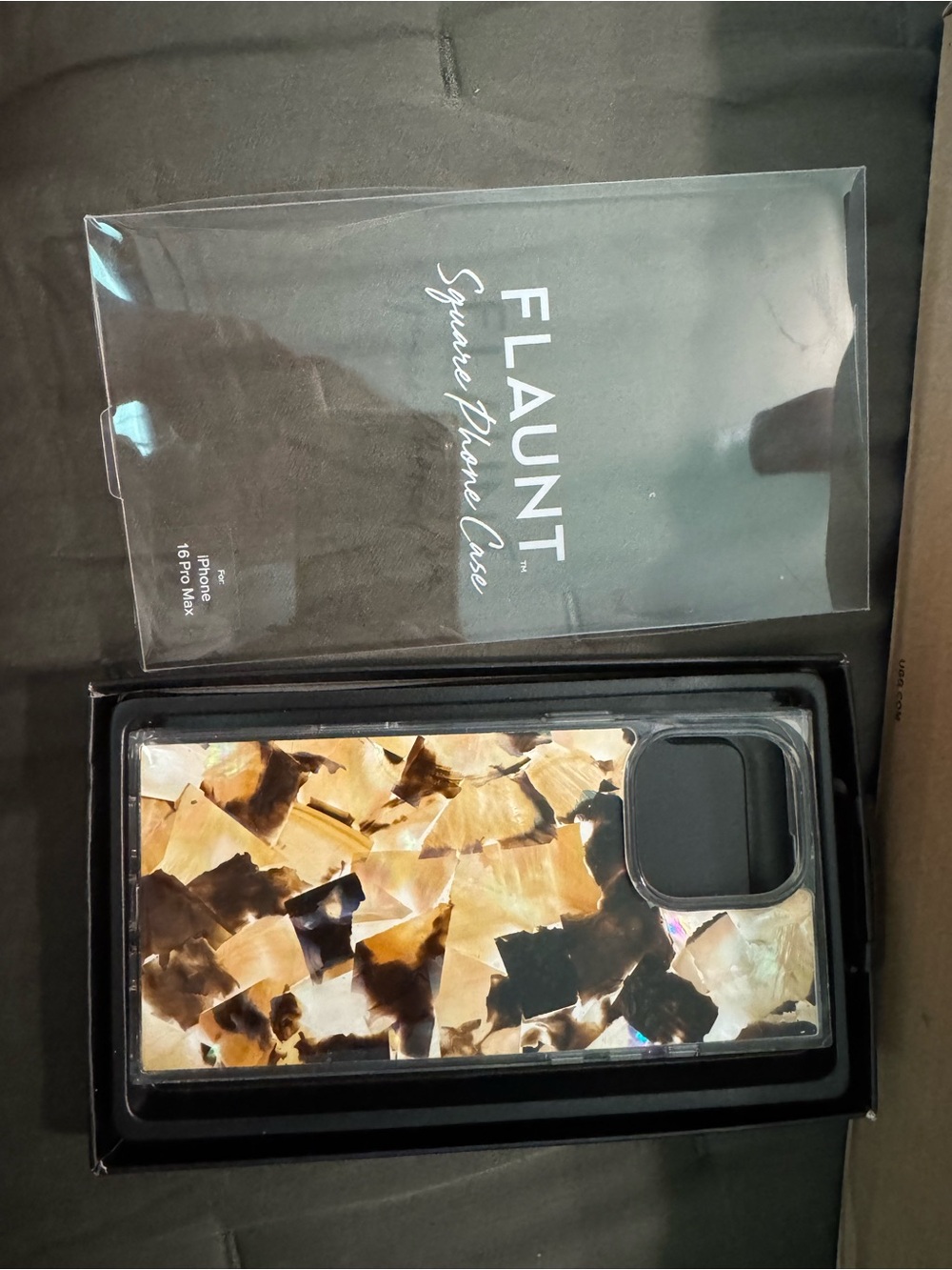 Flaunt - Brown Abalone Shell iPhone 16 Pro Max MagSafe Case NIB - Picture 5 of 7